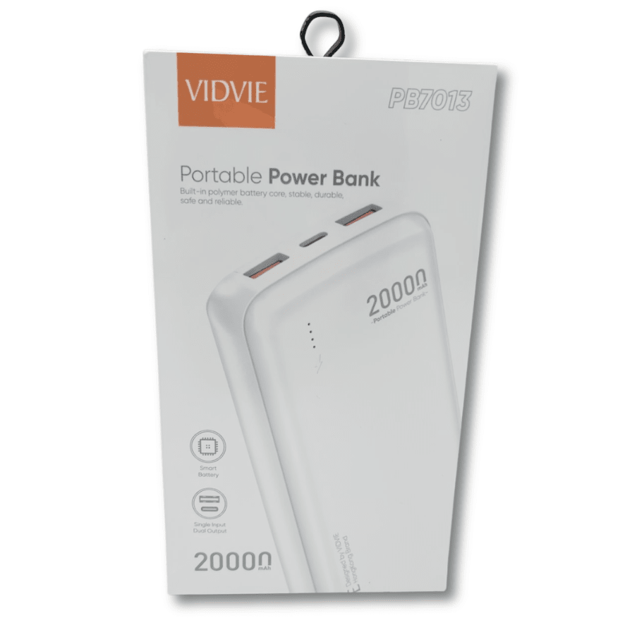 Power Bank Vidvie 20.000mAh PB7013 IRM51209 Batería Externa Portátil1