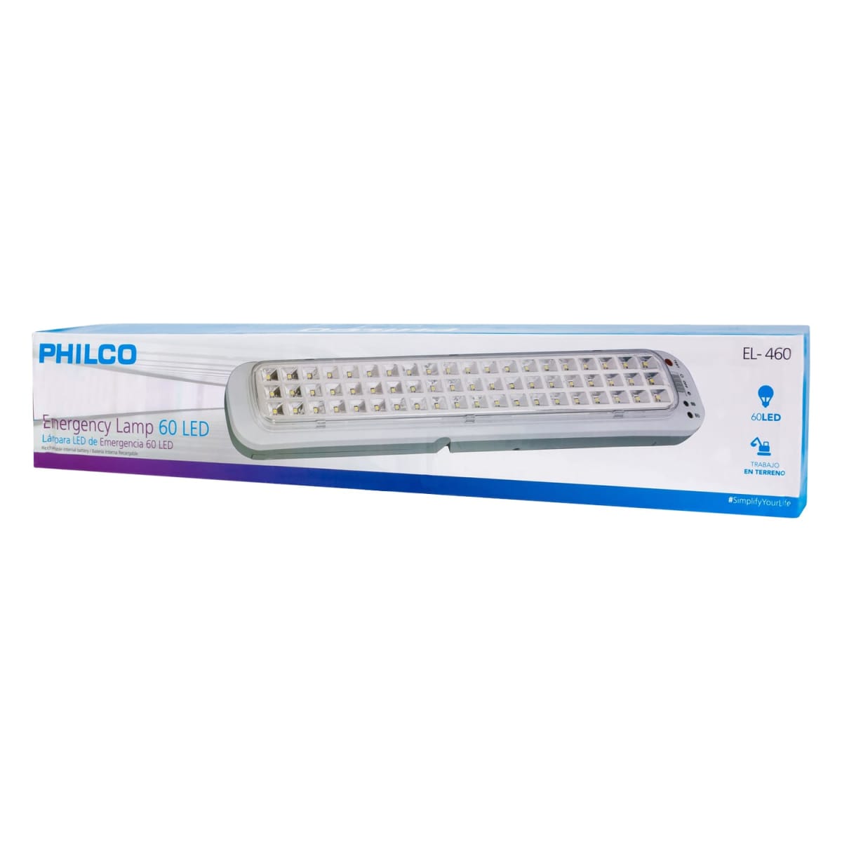 Lampara Emergencia Philco 60 Led1