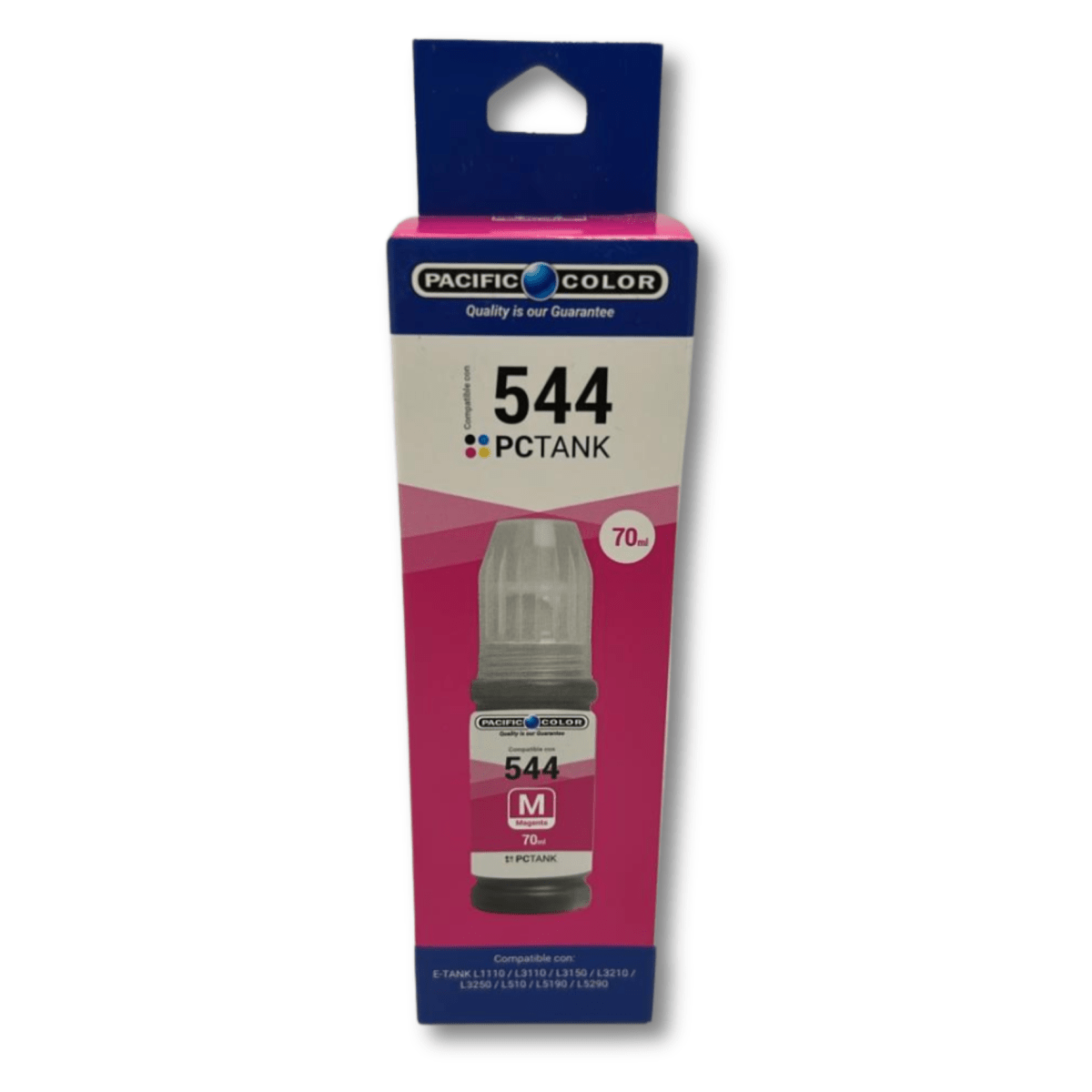 Tinta 70ml Pacific Color Compatible EPSON 544 ECOTANK2