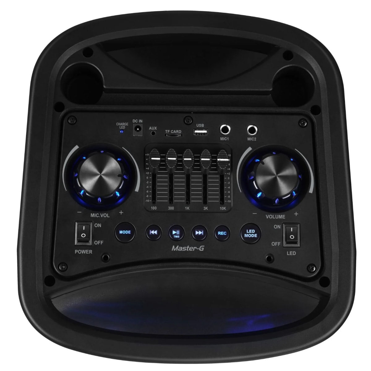 Parlante Master G 8''x2 Karaoke TWS BT PHANTOM2