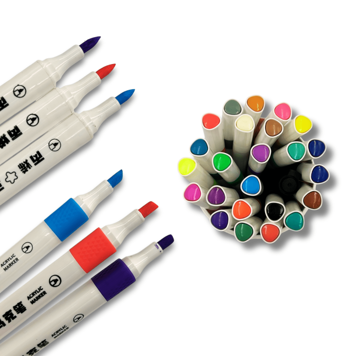 Set 24 Marcadores doble punta Carlai Dingli15405 Tarro2