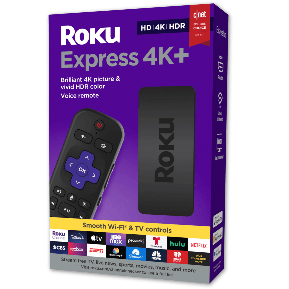 Roku Express 4K+ Streaming Rok3941R22