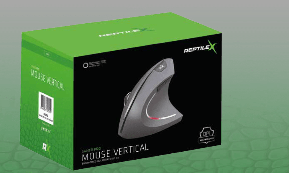 Mouse Ergonomico Bluetooth Recargable Vertical RX532