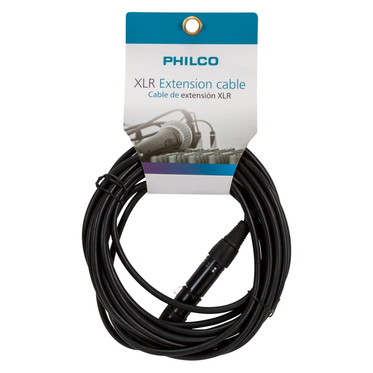 Cable Microfono Canon XLR Philco Balanceado 5 mts1