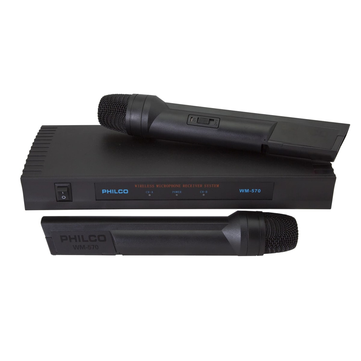 Sistema de Micrófonos Inalámbricos Philco WM570 x2 para Karaoke y Presentaciones3