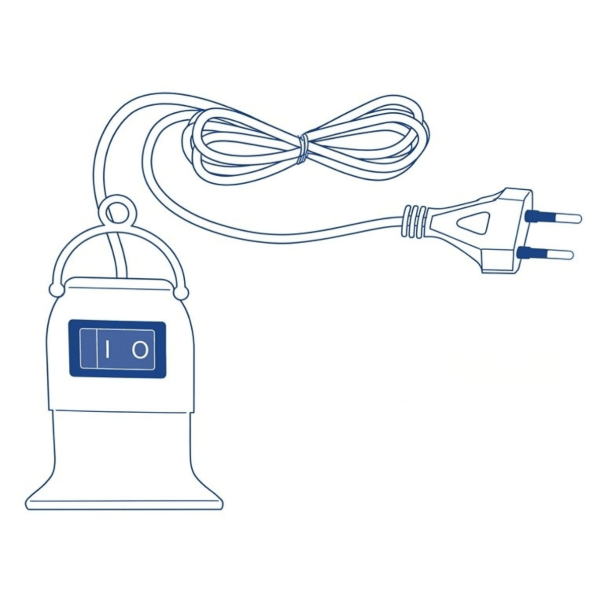 Cable Extensión para Lámpara de 8 Metros IRM-9210 con Soquete E27 e Interruptor2