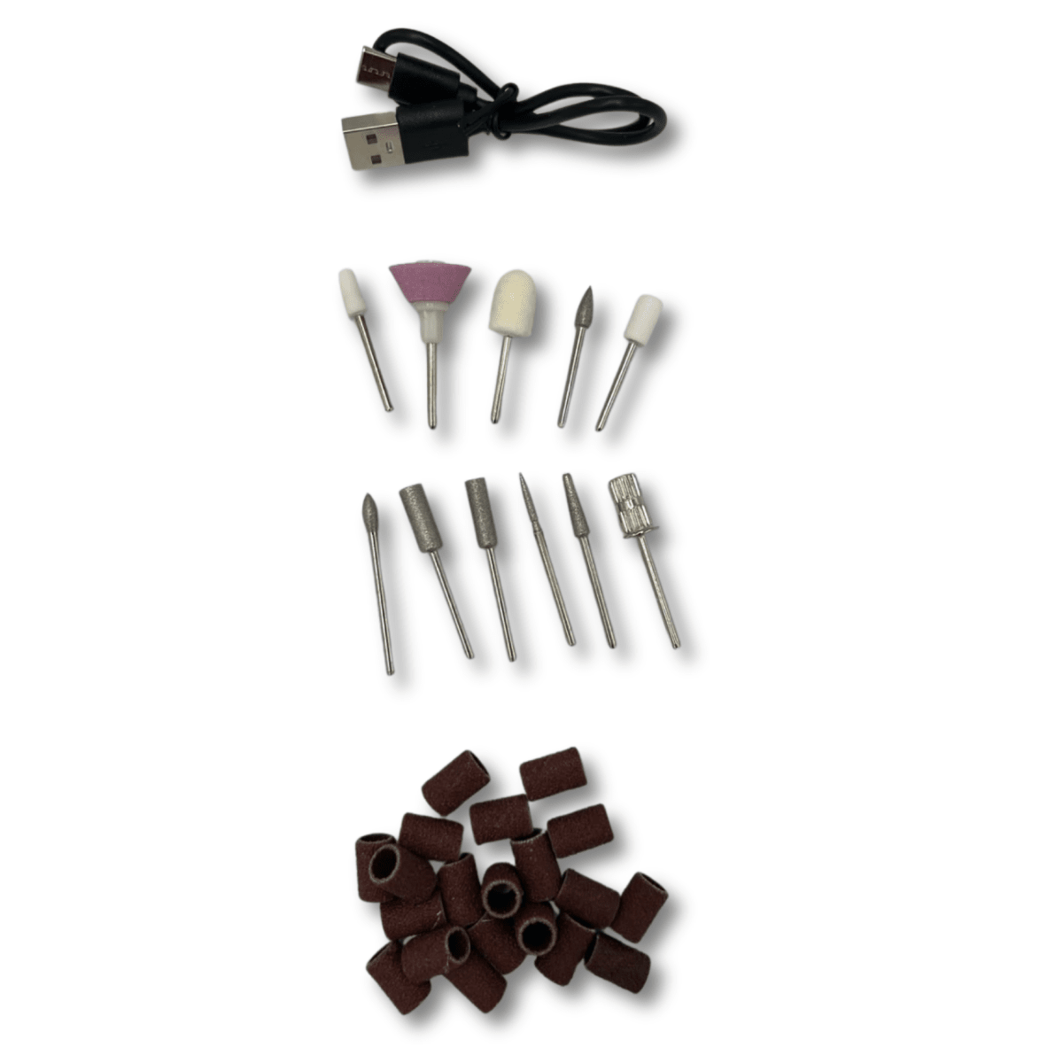 Torno/Dremel de Uñas Portátil Recargable GLX-019 con Pantalla Digital y Carga USB Type-C2