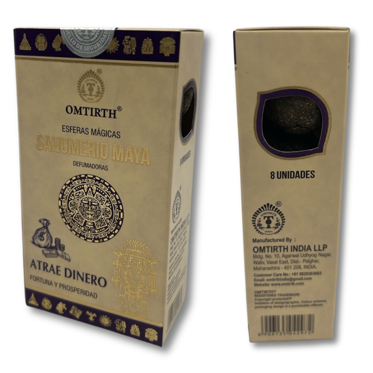 Sahumerio Maya Omtirth Esferas Mágicas8