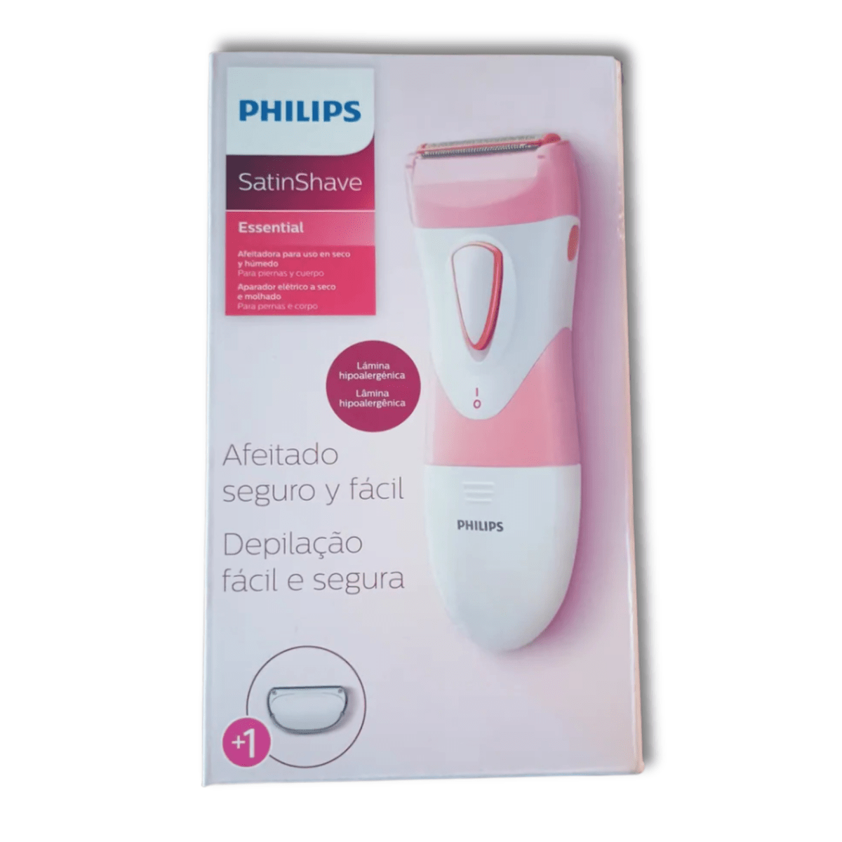 Afeitadora Eléctrica Philips SatinShave Essential HP6306/00 - Uso Seco y Húmedo1