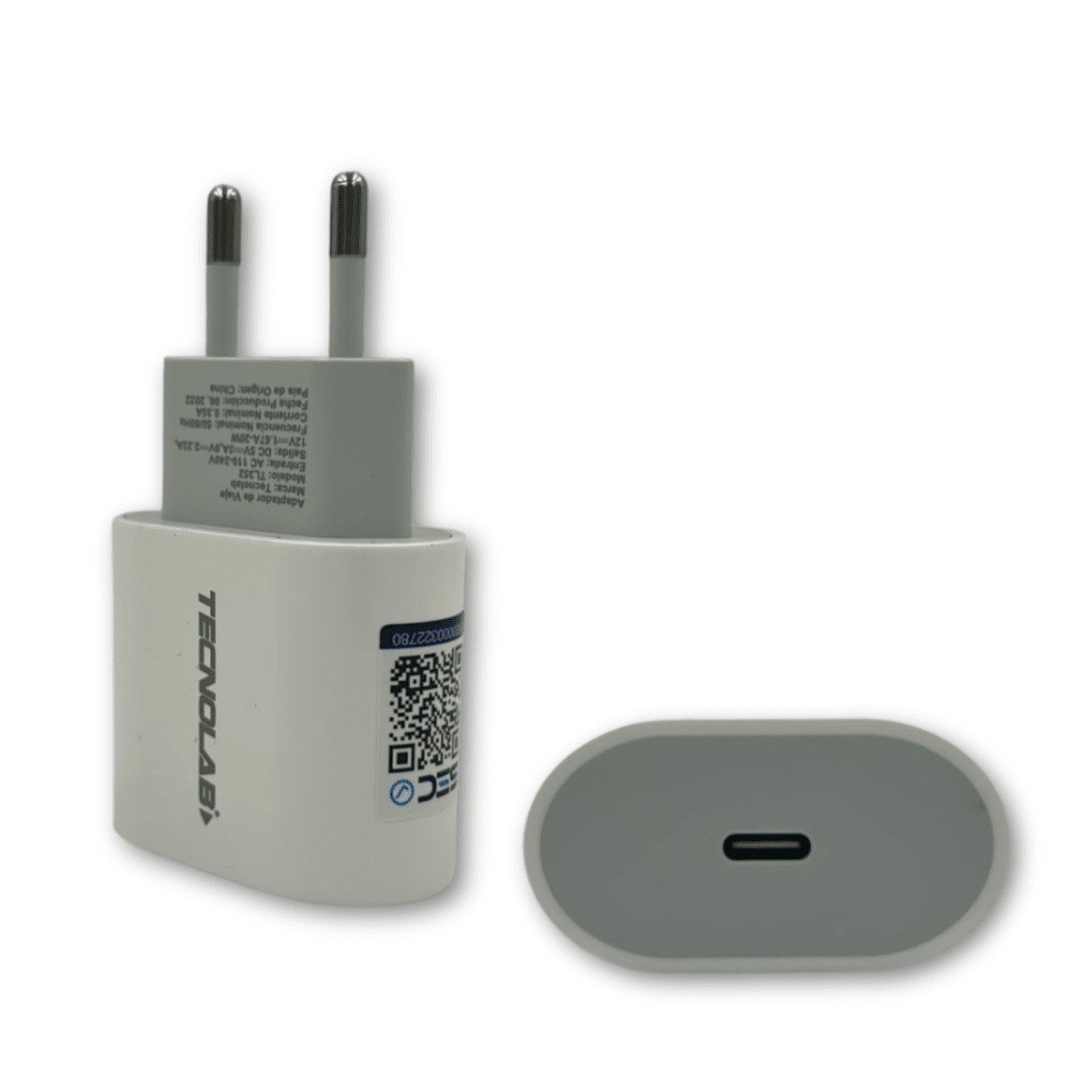 Cargador Tipo C Tecnolab Pared TL6263