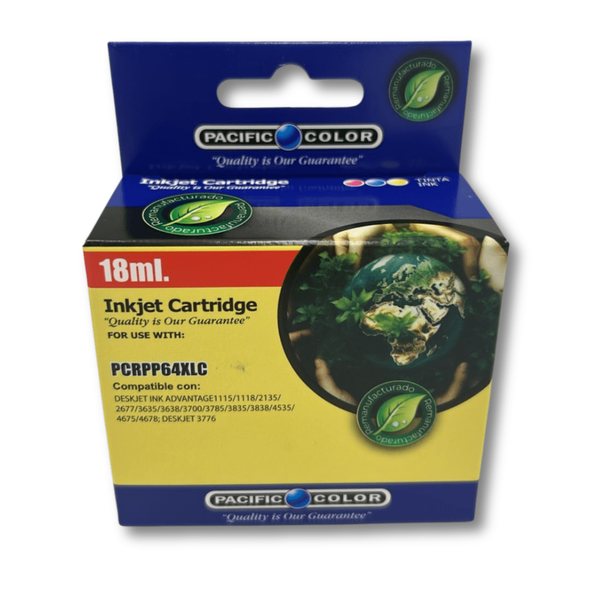 H-664 COLOR XL CARTRIDGE COMP/CON HP PACIFIC COLOR1