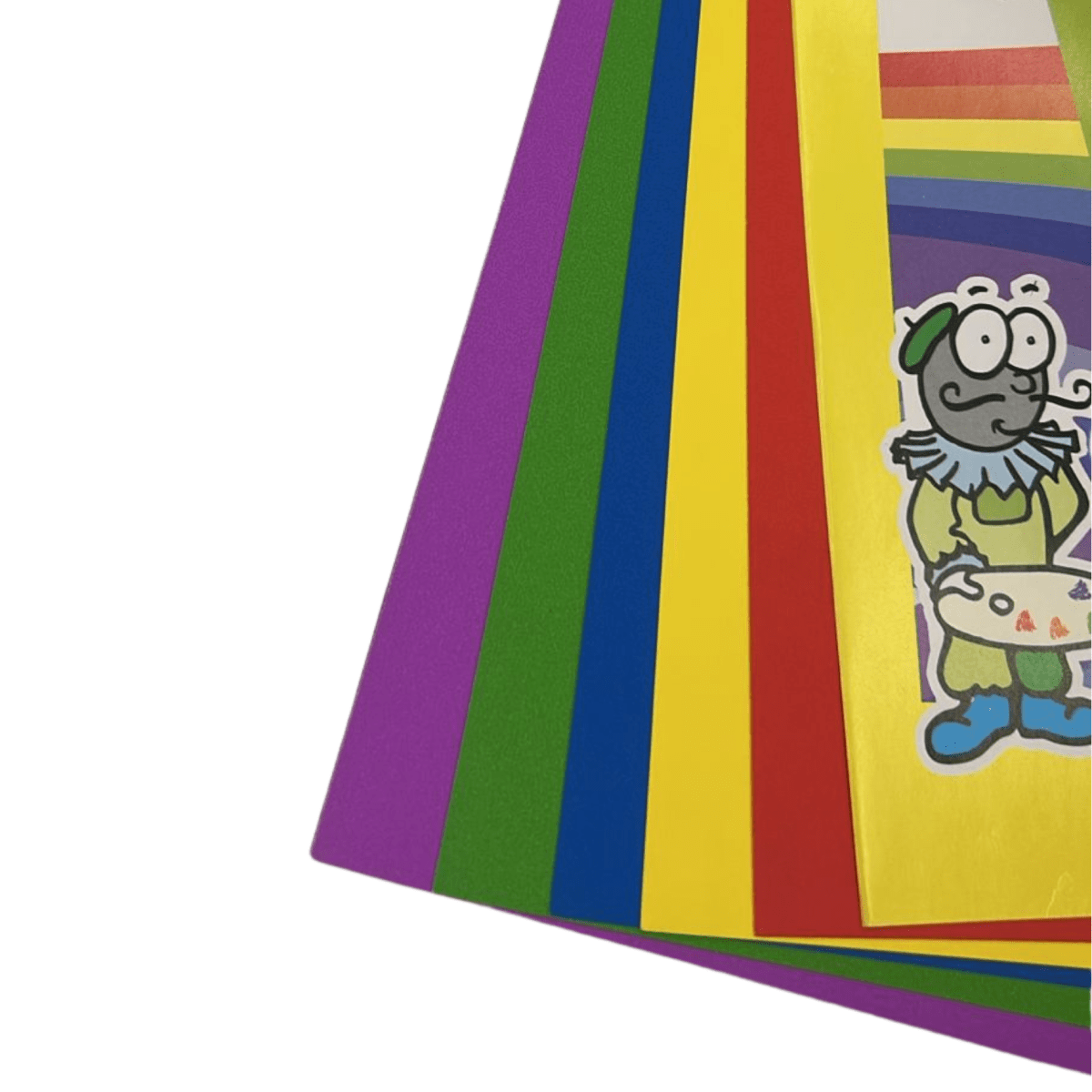 Block A4 10 colores Cartulina Española2