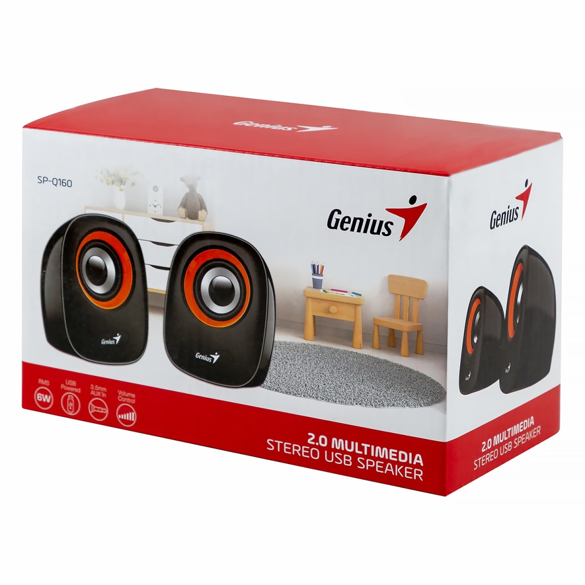 Parlante PC Genius 2,0 Q1601