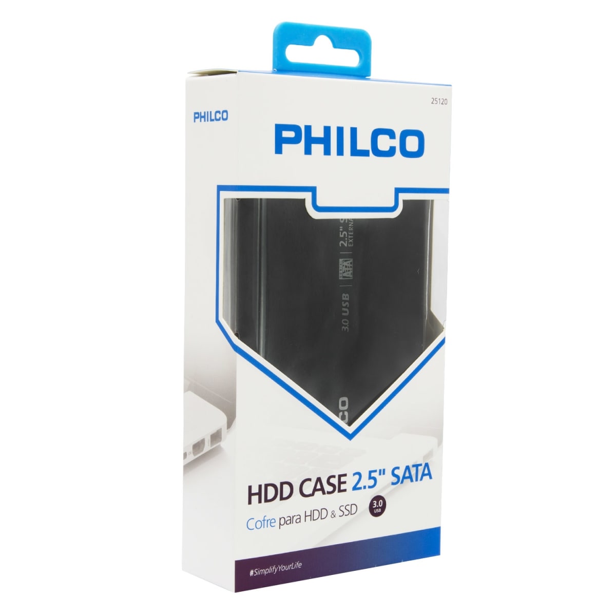 Cofre disco duro Philco Sata 2,5 USB 3,01