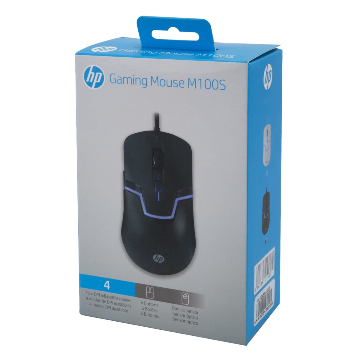 Mouse gamer HP M100 4 botones4