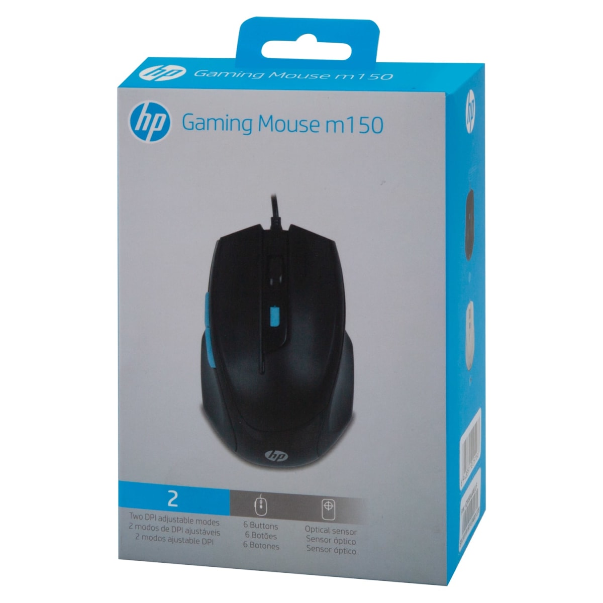 Mouse Gamer HP M150 Óptico con Cable 2000 DPI para PC3