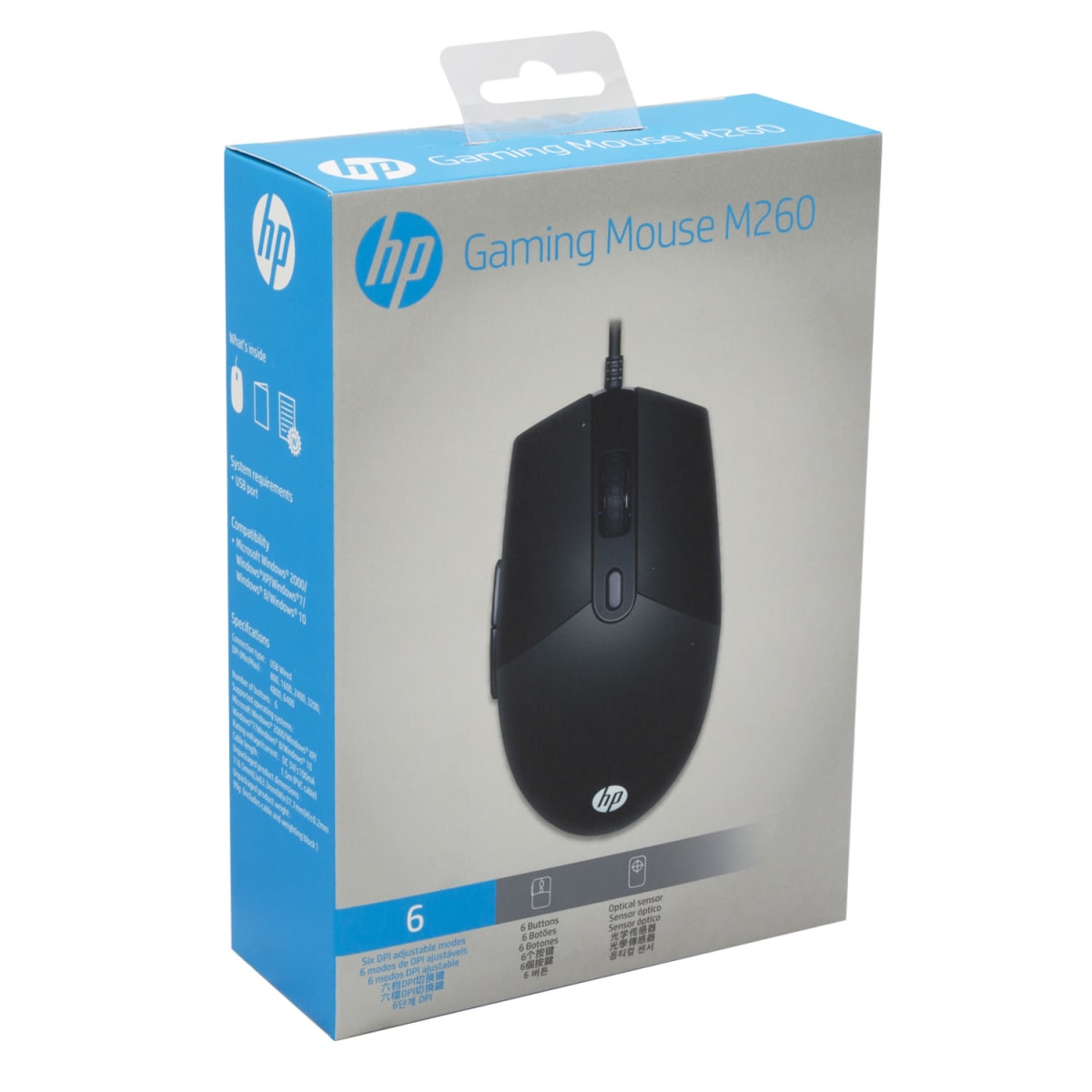 Mouse Gamer HP M2601