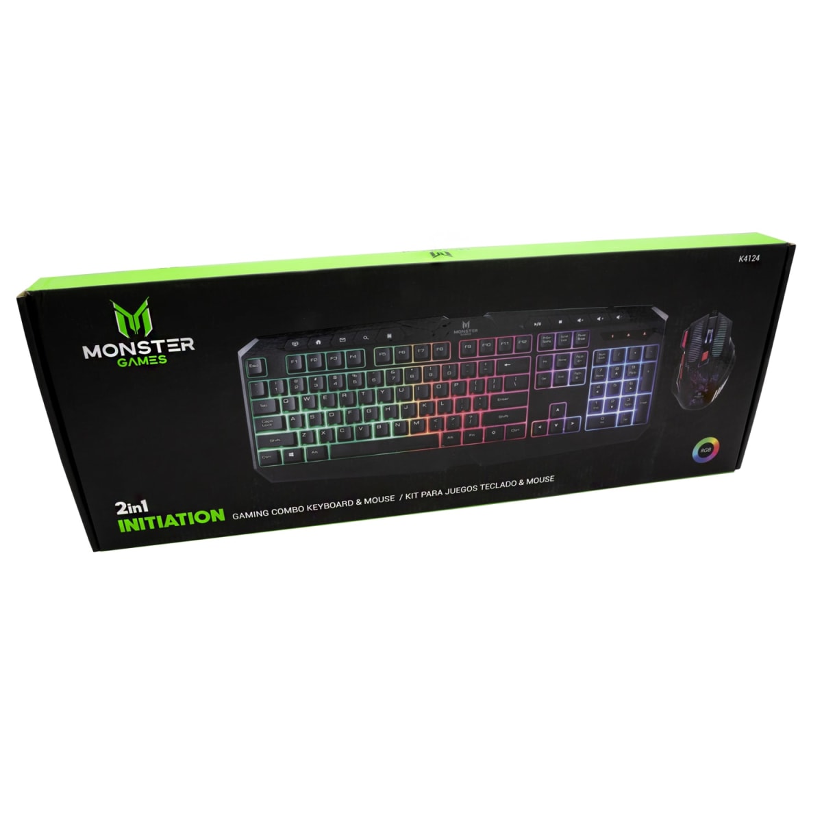 Kit Gamer Mouse + teclado Monster K41243
