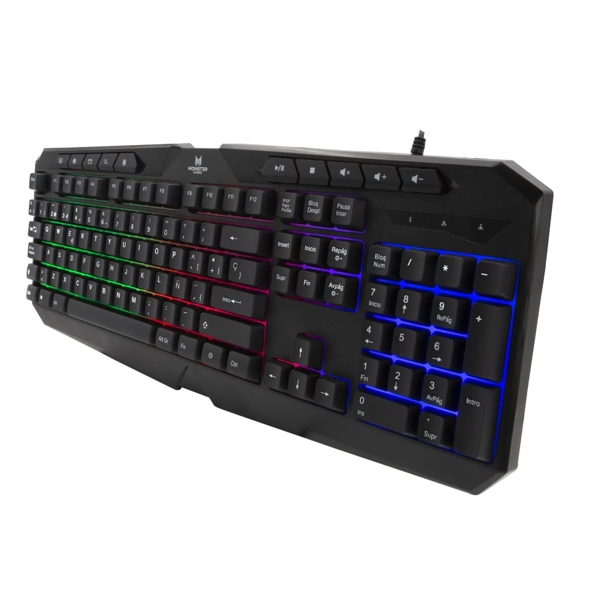 Kit Gamer Mouse + teclado Monster K41244