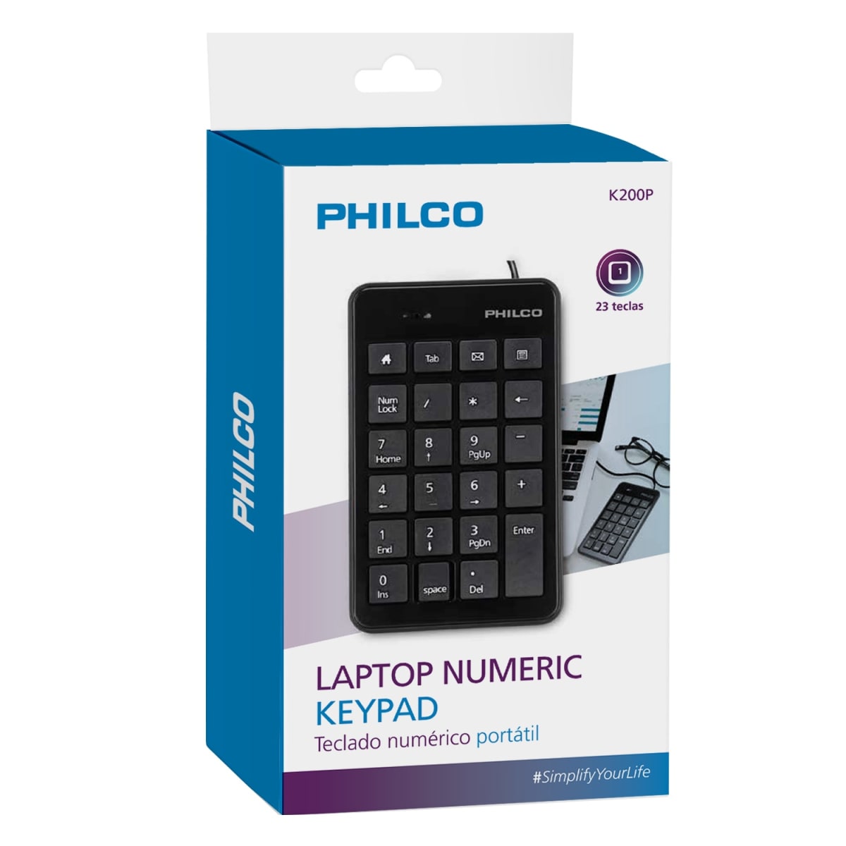 Teclado Numerico K200 USB Philco1