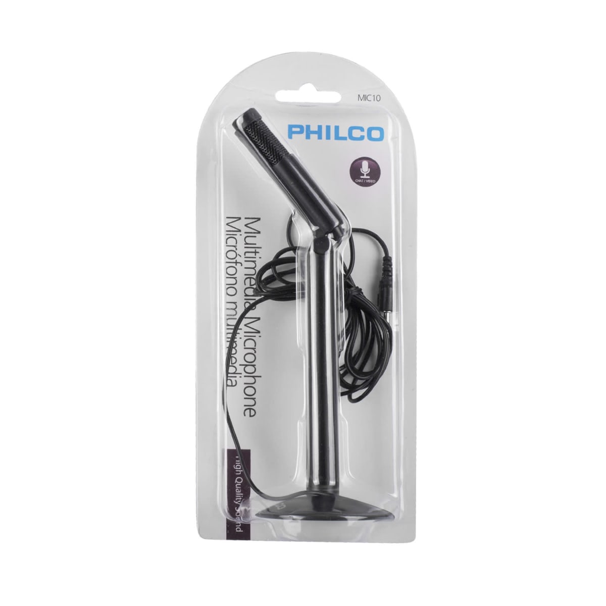 Micrófono Multimedia Philco MIC10 para PC Videoconferencia y Grabación de Voz2
