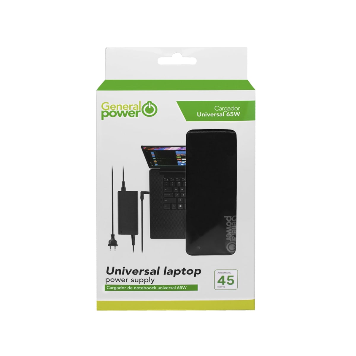 Cargador Notebook Universal automatico 45W1