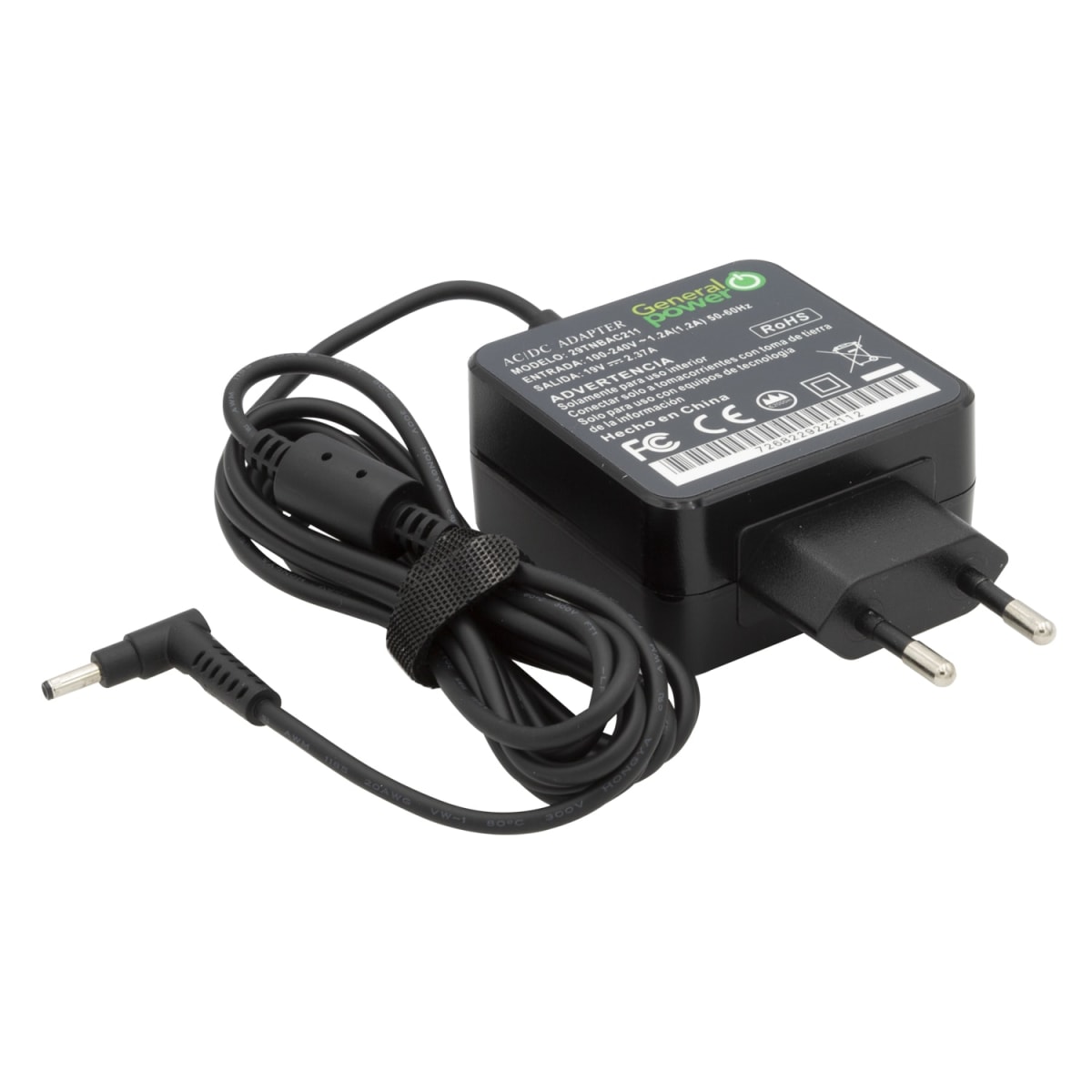 Cargador Notebook Acer 2,37A BAC211 P. Fina1