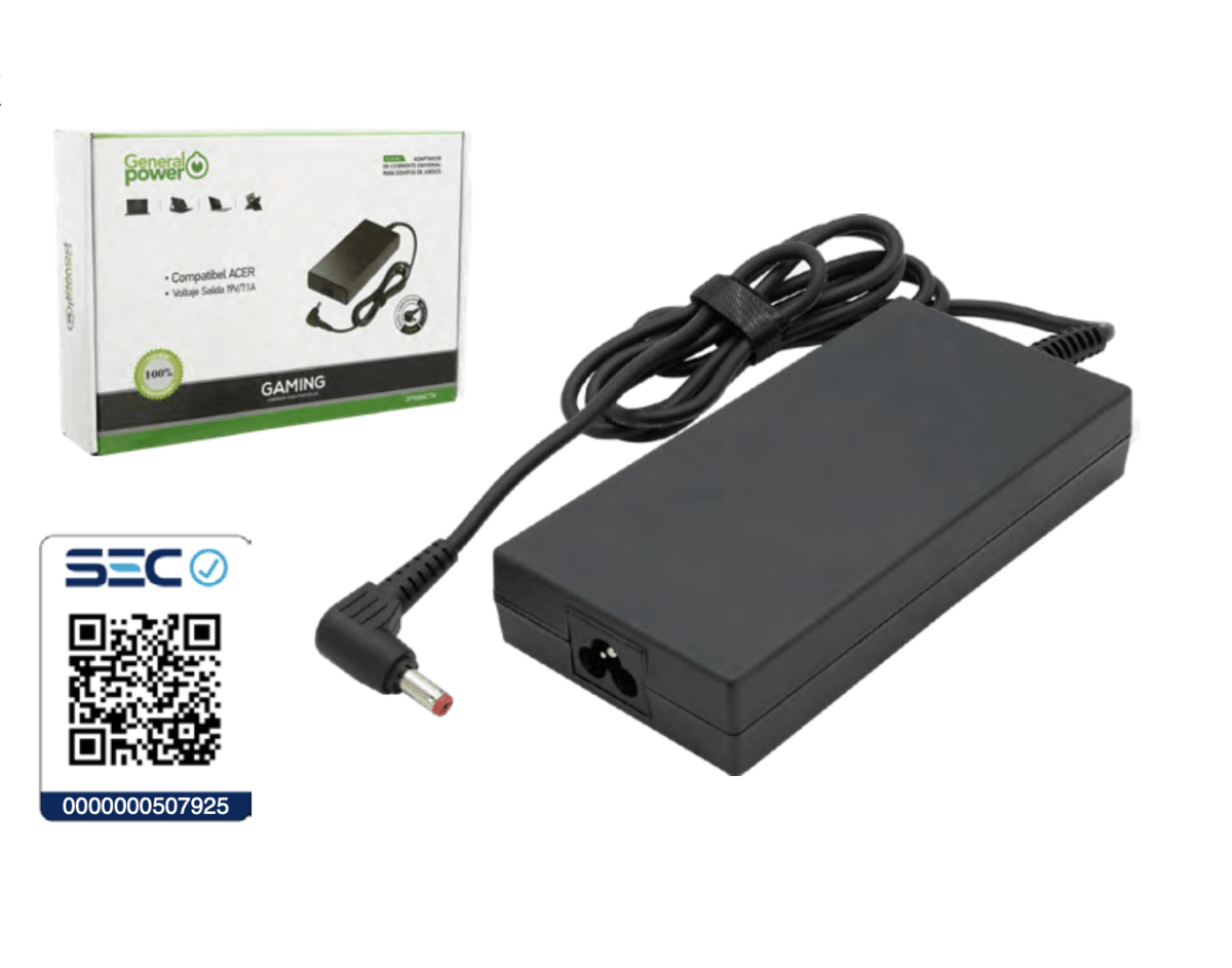 Cargador Notebook Gamer Acer 7,1A BAC71A1