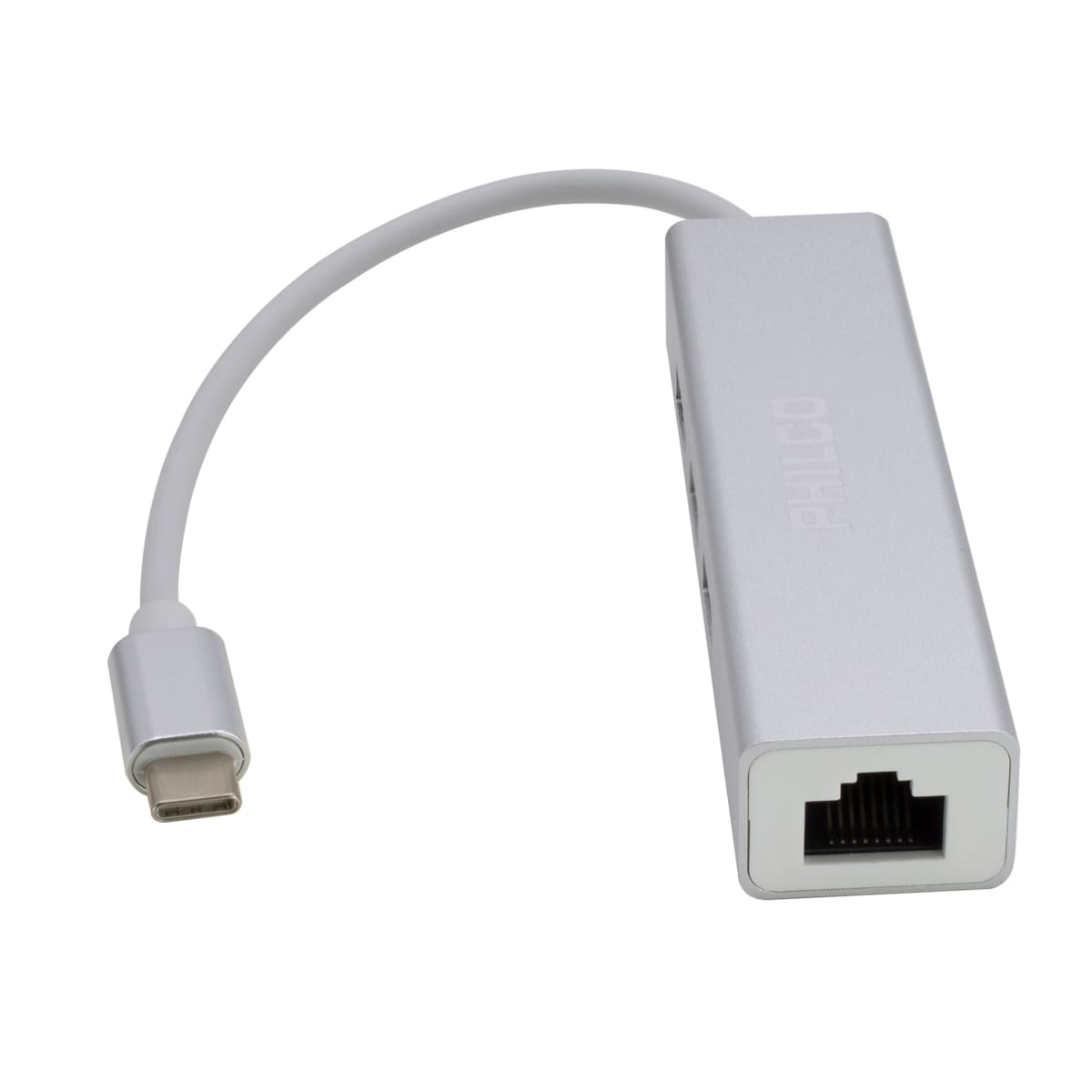 Hub Tipo C a 3USB + Ethernet RJ45 Philco B421803