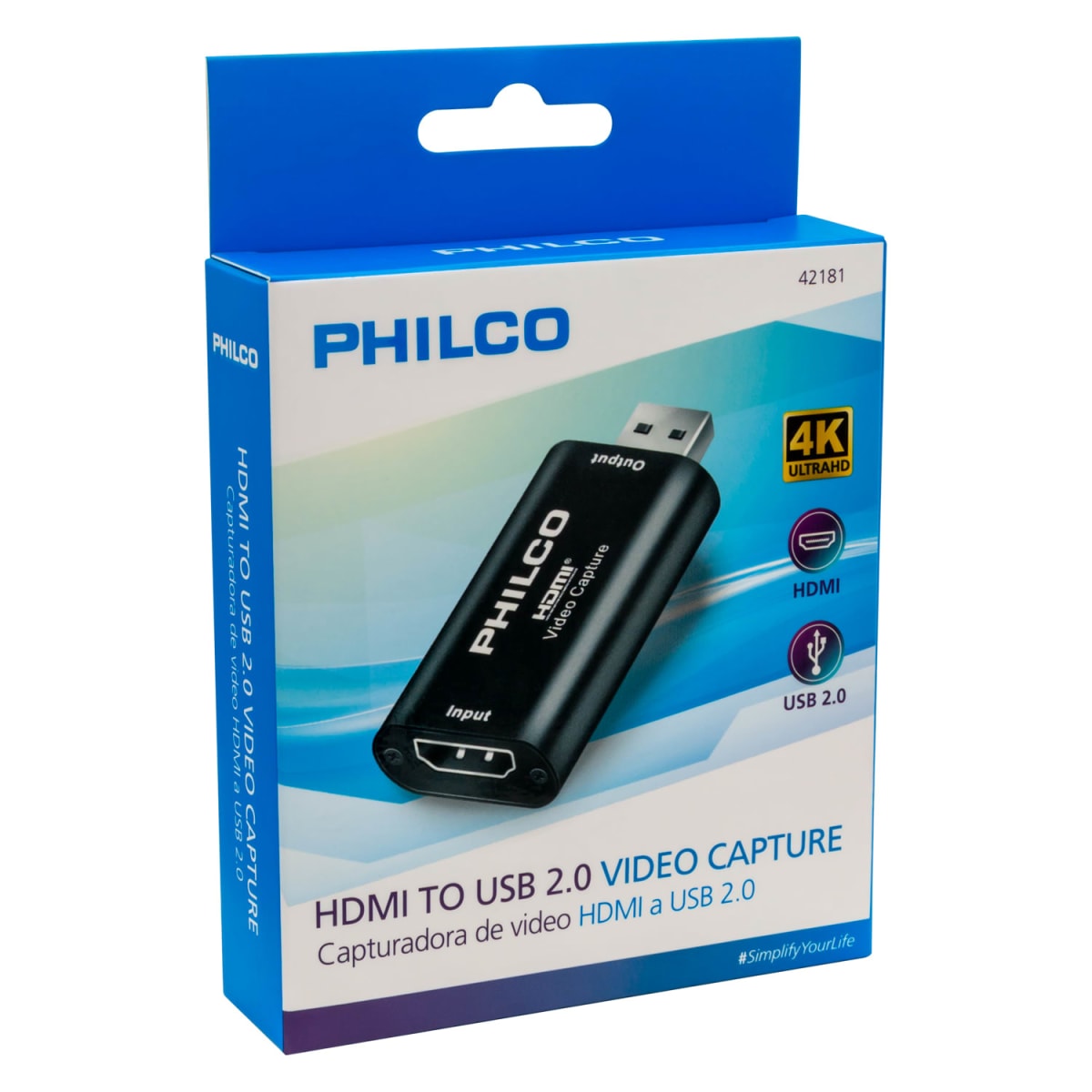 Capturadora de Video HDMI a USB 2,0 Philco1