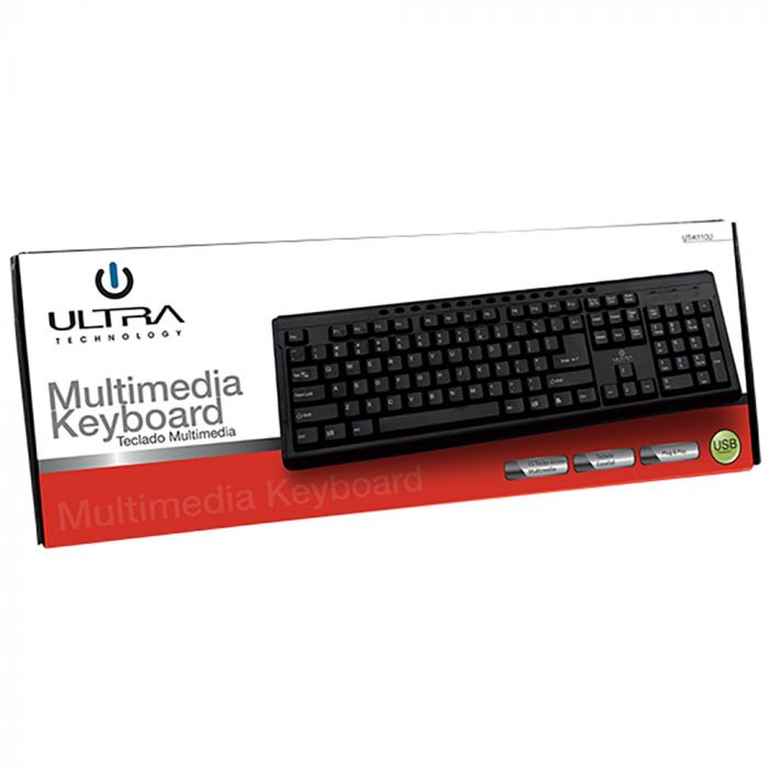 Teclado Ultra USB K110U Multimedia1
