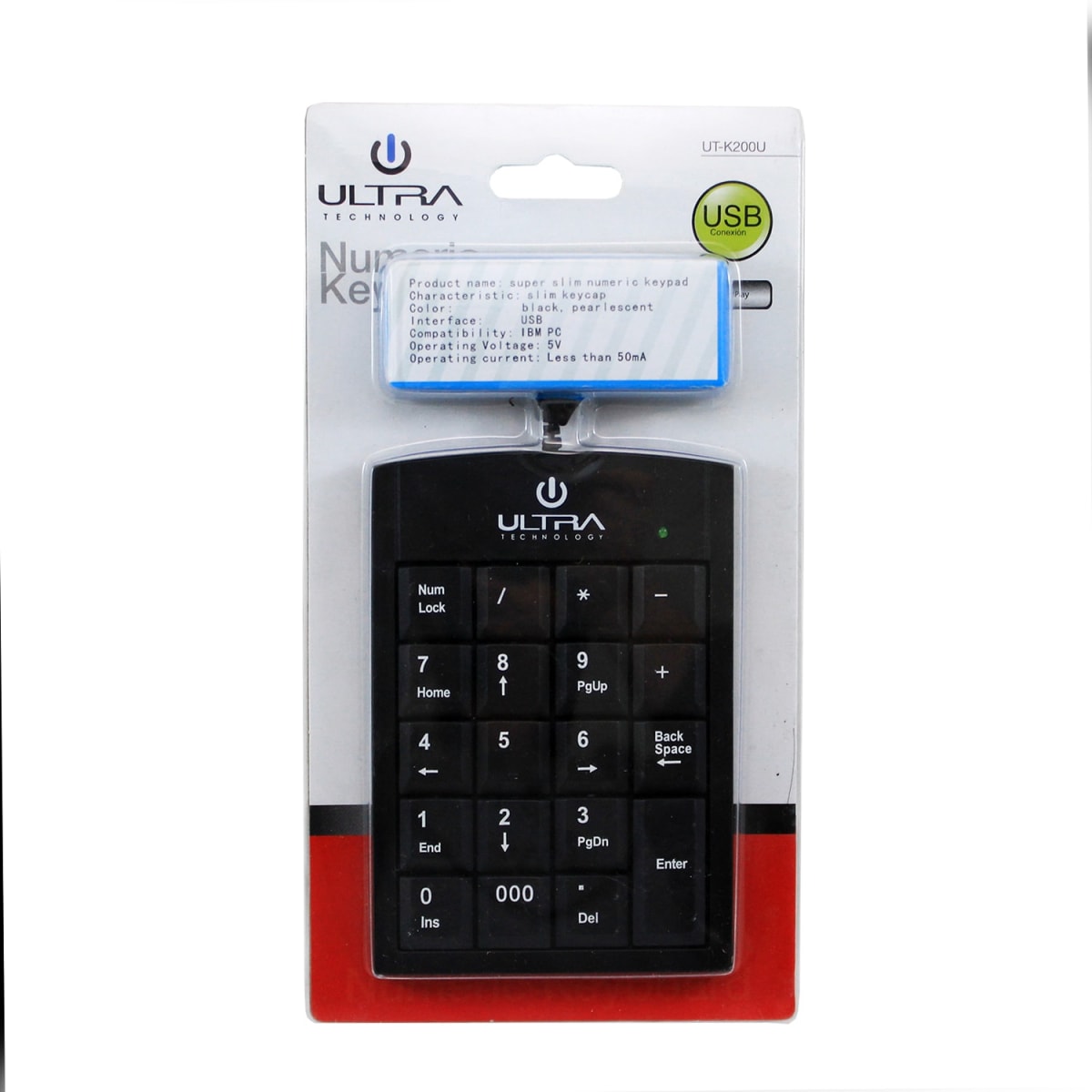 Teclado numerico UDB Ultra K2001