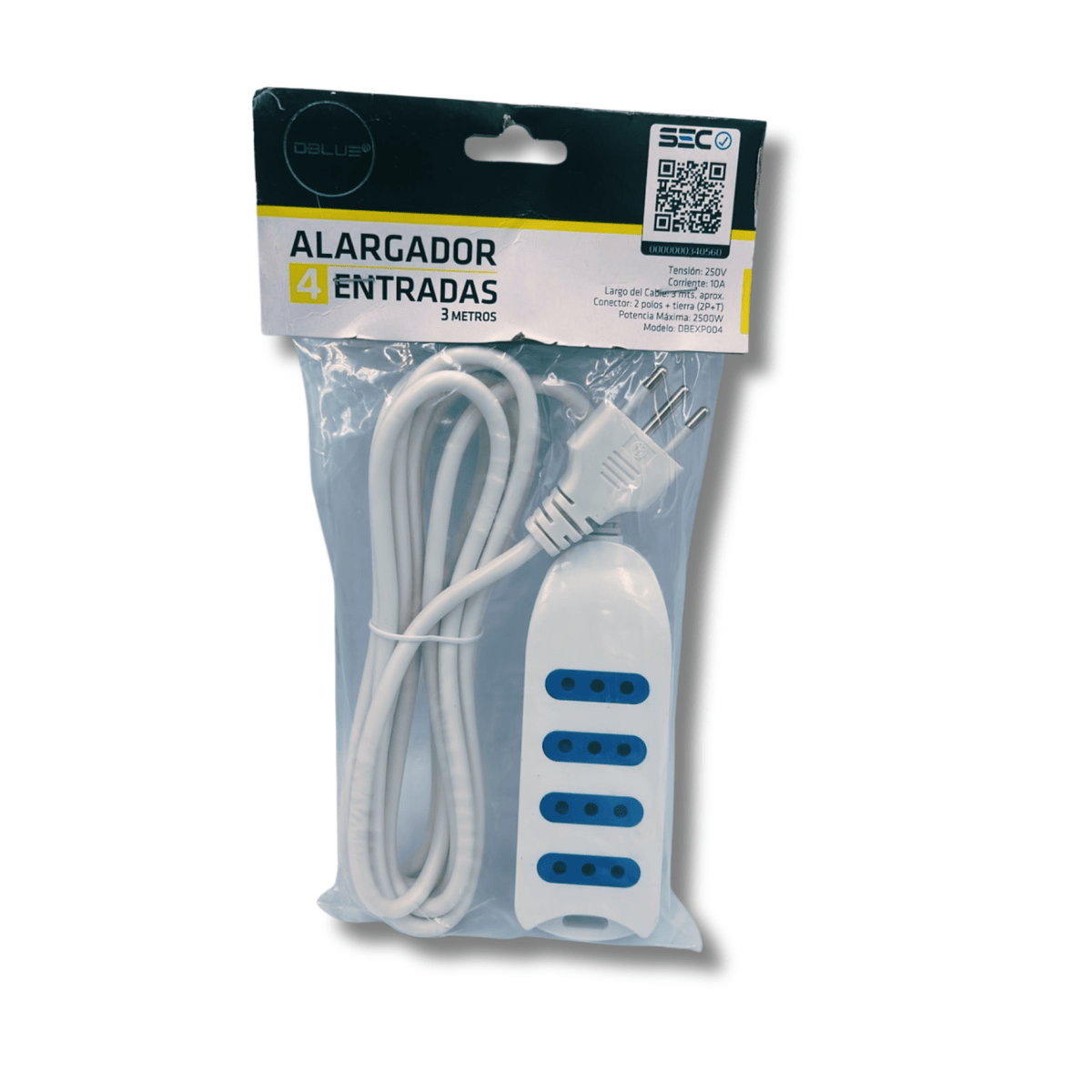 Alargador Dblue 3MTS 4 entradas1