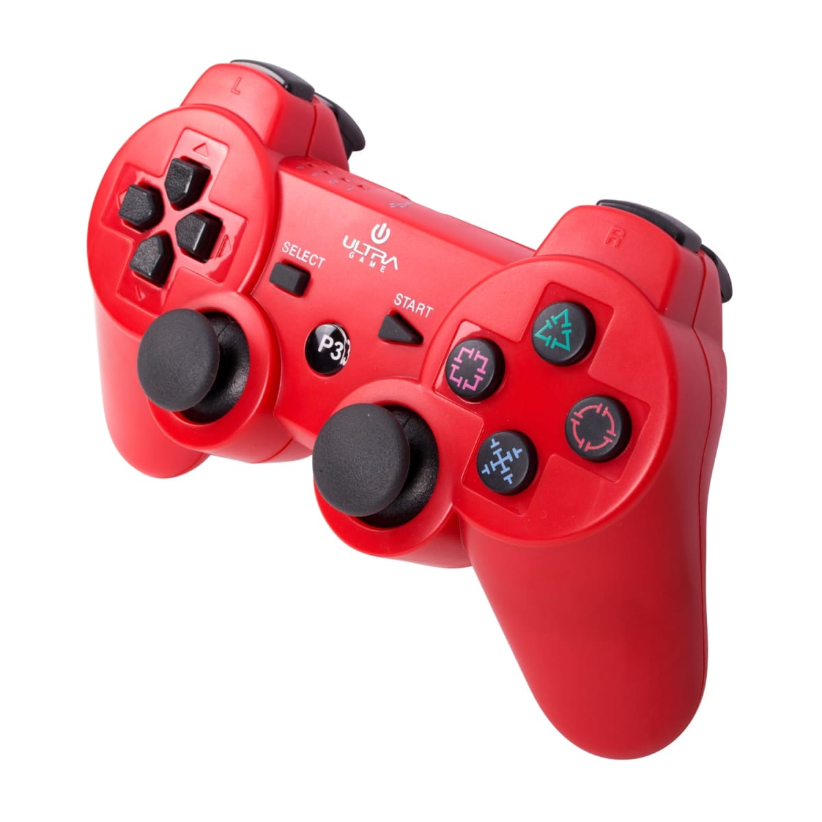 Joystick Compatible PS3 Bluetooth Recargable con Vibración y Cable USB Ultra4
