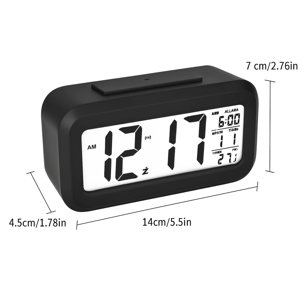 Reloj despertador Digital Tecnolab LCD2
