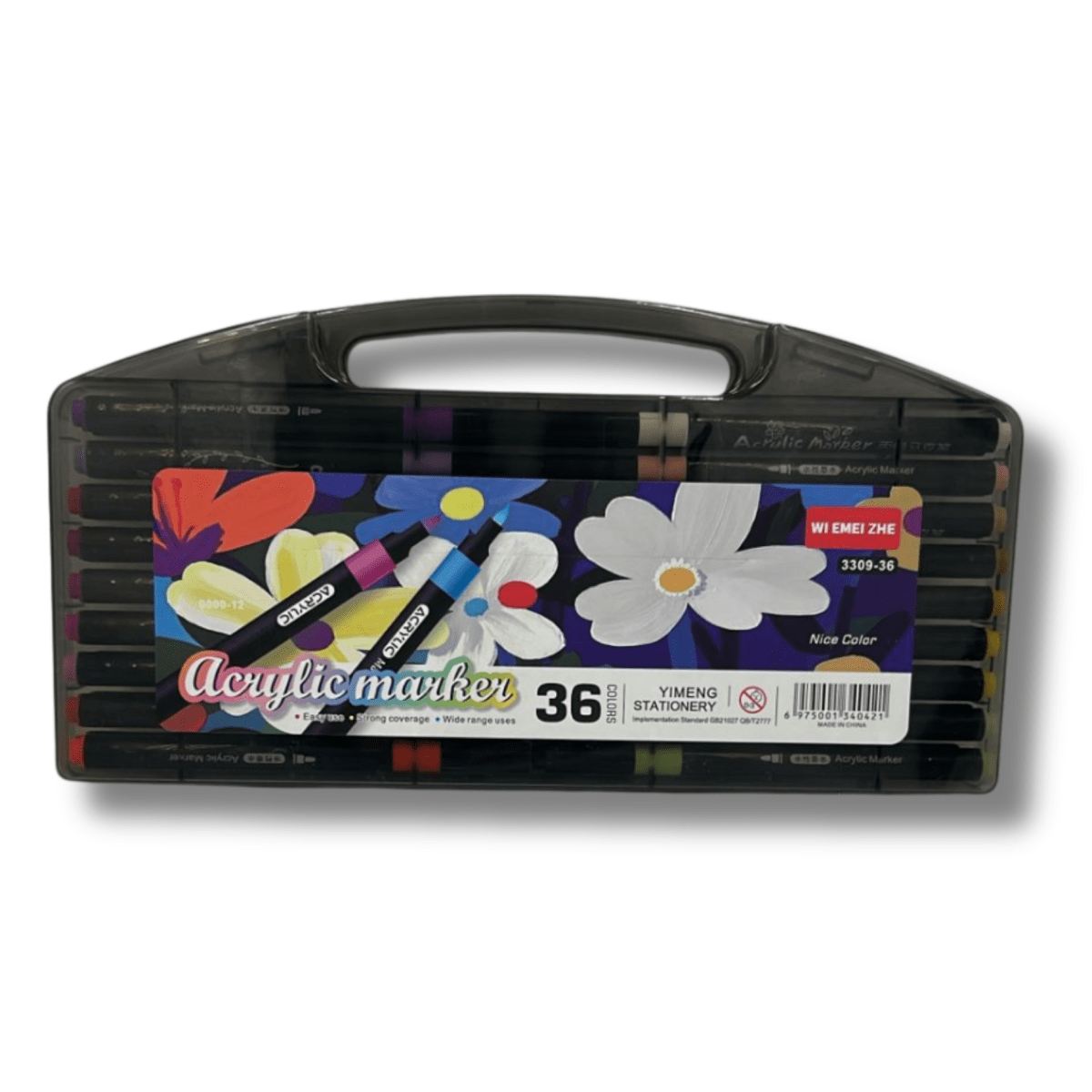 Set 36 Lapices Acrílicos Maleta Negra1