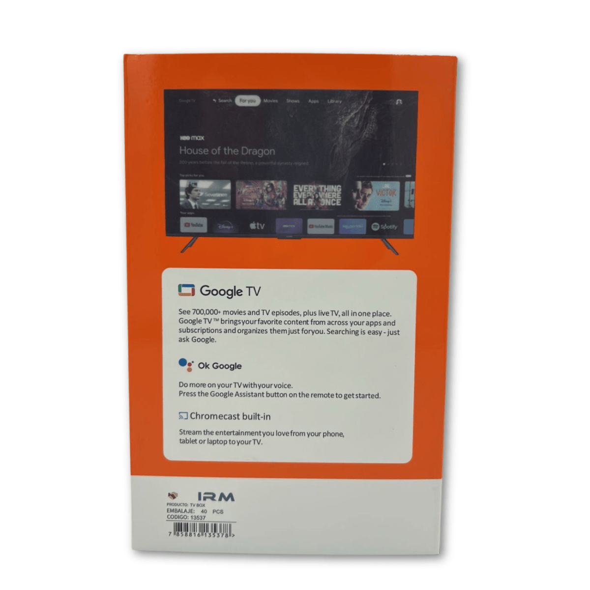 Android TV Q96 4K Android 14 chromecast TVBOX IRM135373