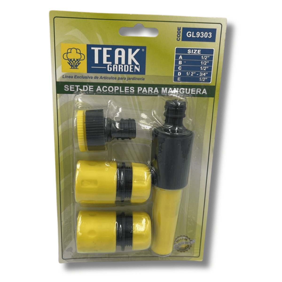 Set de puntas y acoples para Manguera Plástico1