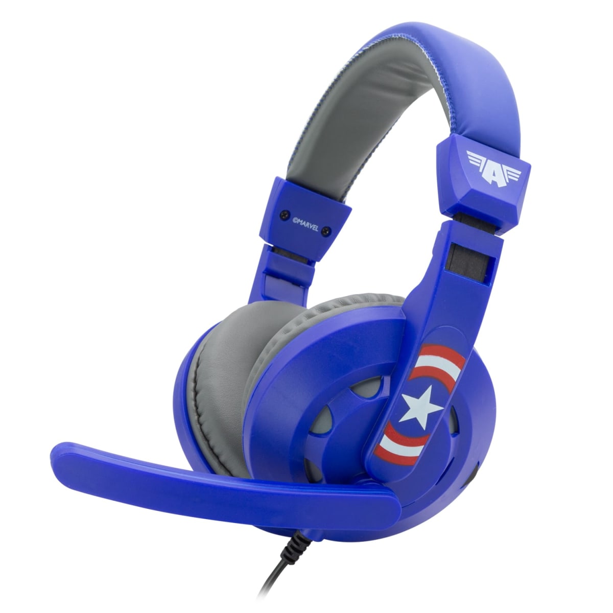 Kit Gamer Marvel Capitan America (audifonos+mouse+teclado)7
