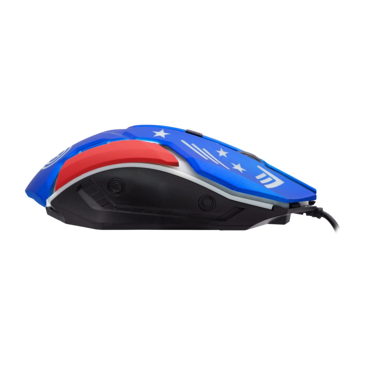 Kit Gamer Marvel Capitan America (audifonos+mouse+teclado)9