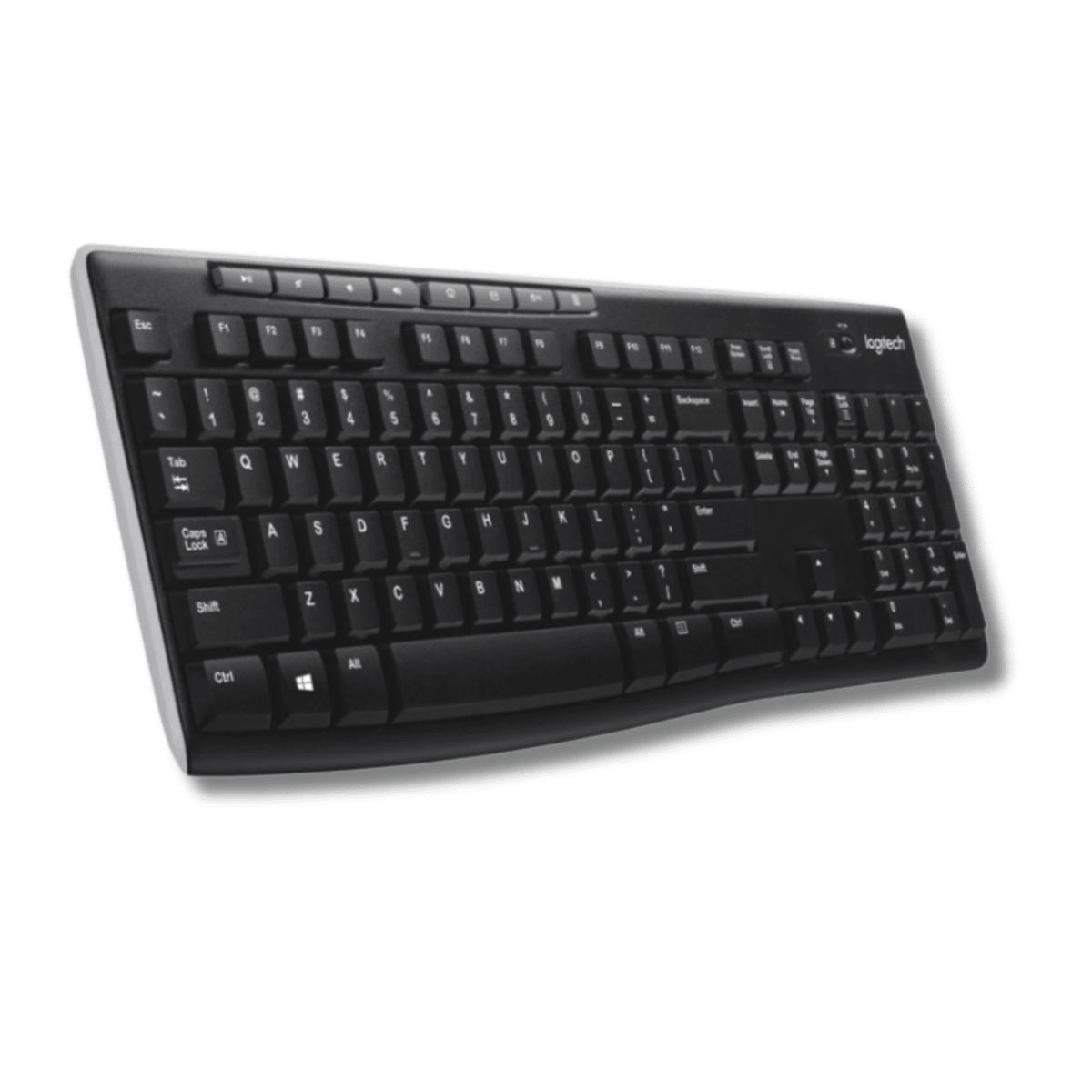 Teclado Logitech Inalambrico K270 con Teclas Multimedia3