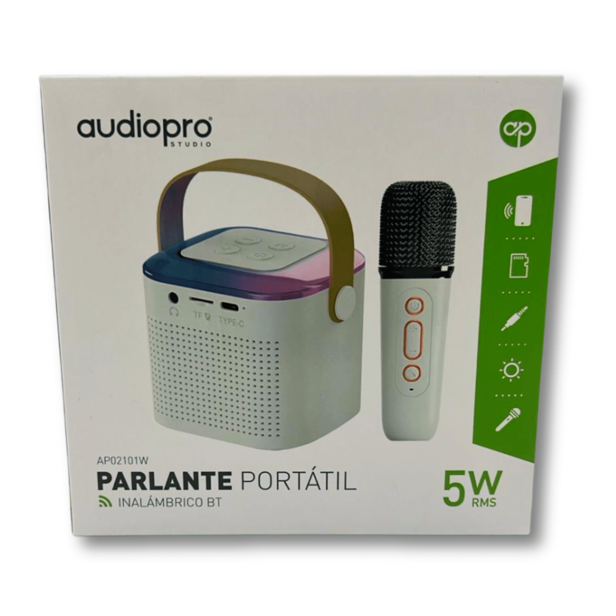 Parlante Karaoke inalambrico con microfono AP021013