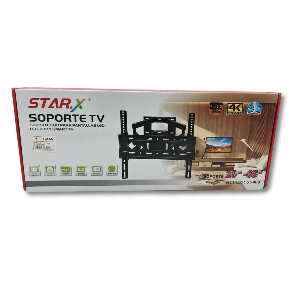 Soporte TV Articulado Reforzado Star.X ST-400 | 26