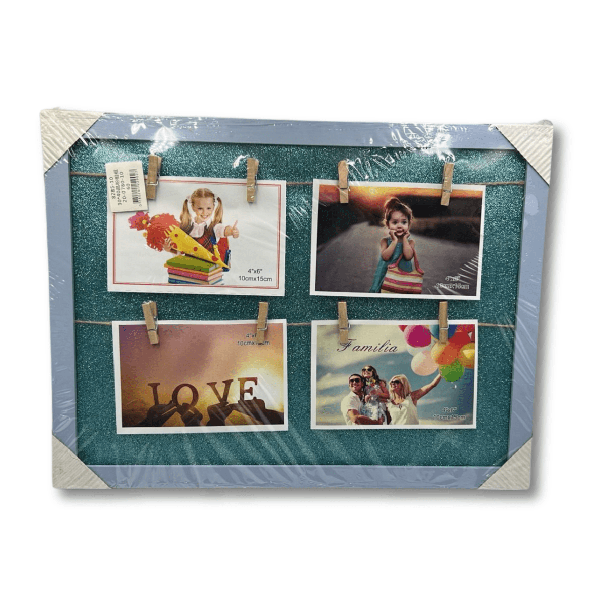 Portaretrato Gliter Perritos/pinzas 4 fotos3