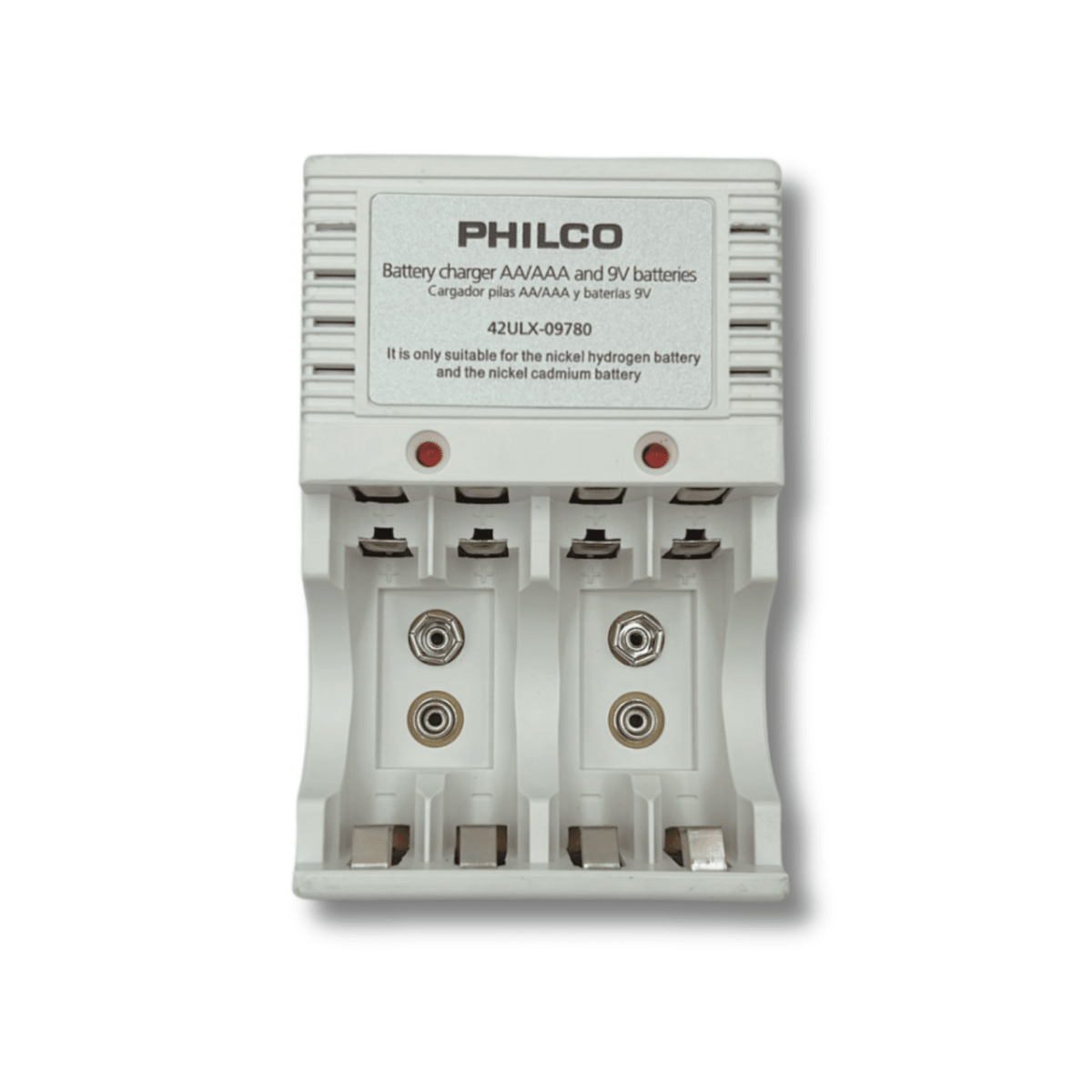 Cargador Pilas PHILCO (S/P) x4 + 2bat (sin)2