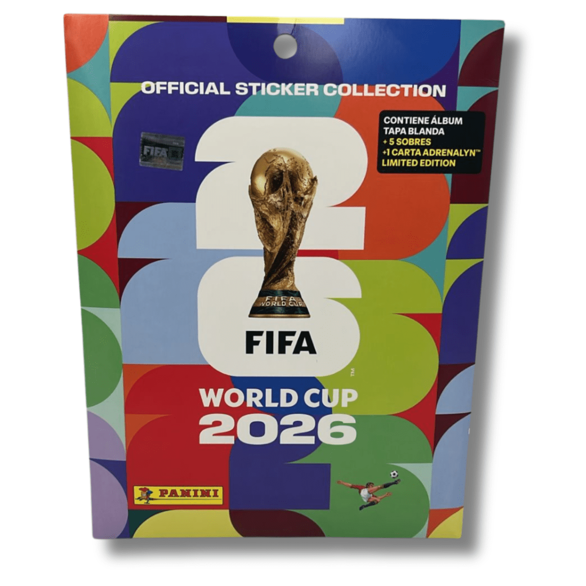 Pack Album Mundial FIFA 2026 + 5 Sobres láminas + Carta ADRENALYN Limited Edition2