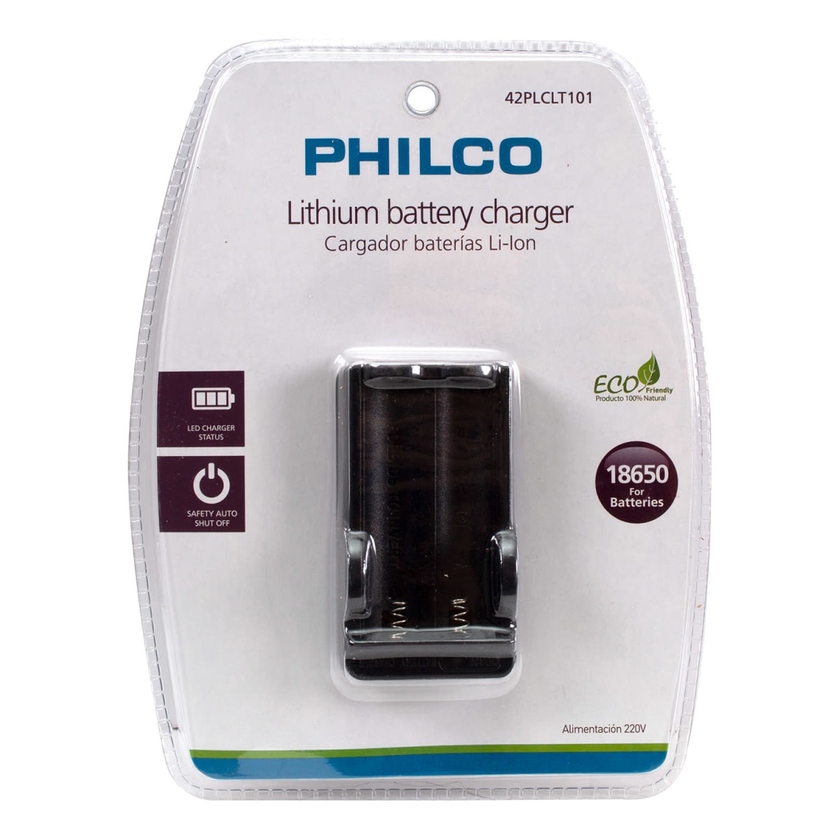 Cargador Pilas PHILCO Litio s/pilas1