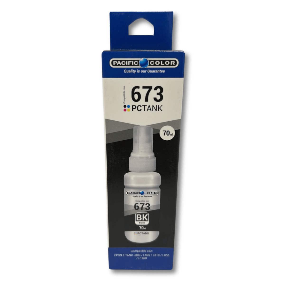 Tinta 70ml Pacific Color Compatible EPSON 673 ECOTANK4