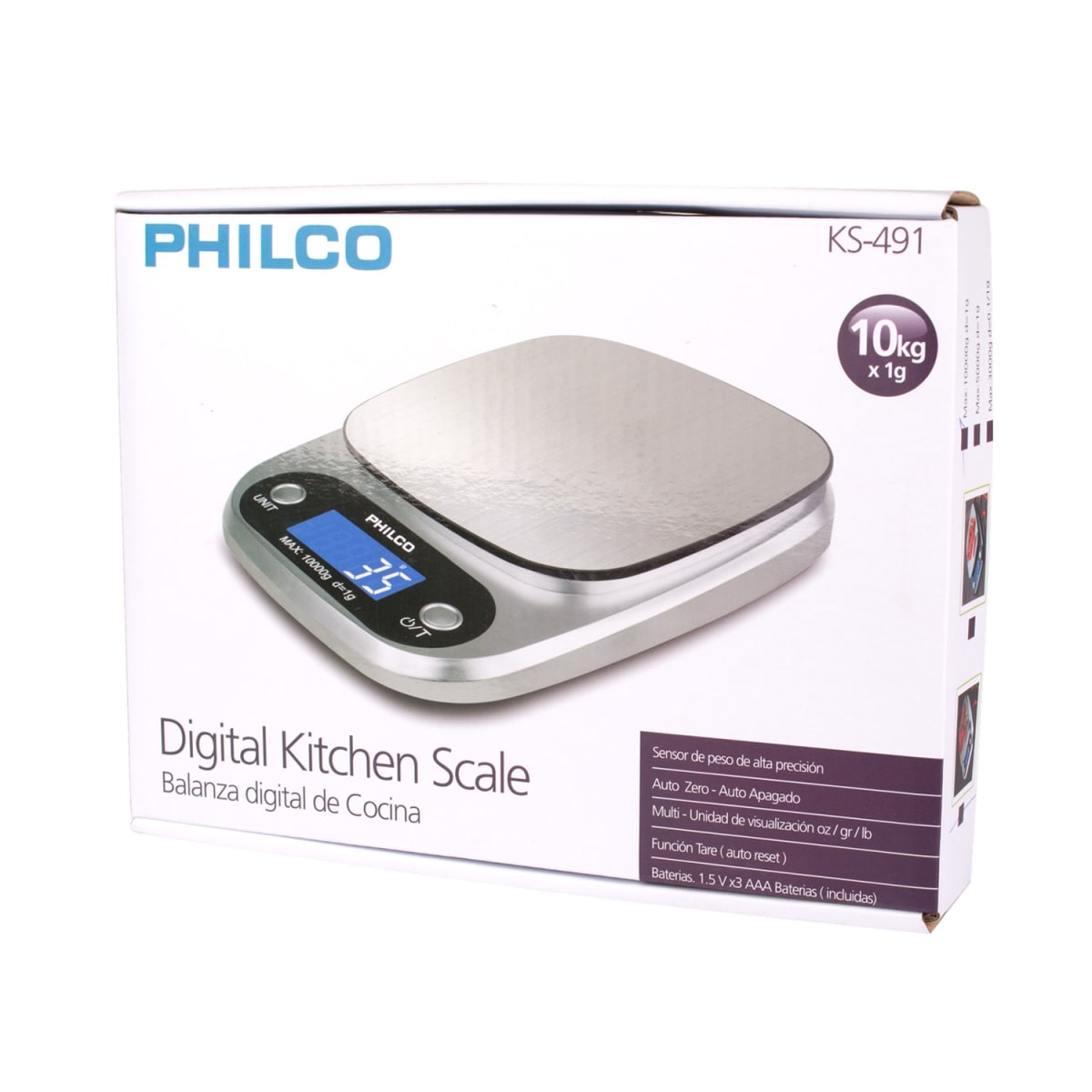 Balanza Digital de Cocina KS-491 Philco5