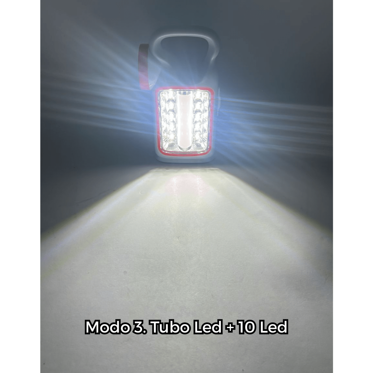 Lampara emergencia a Pila x3AA doble MD1288B5